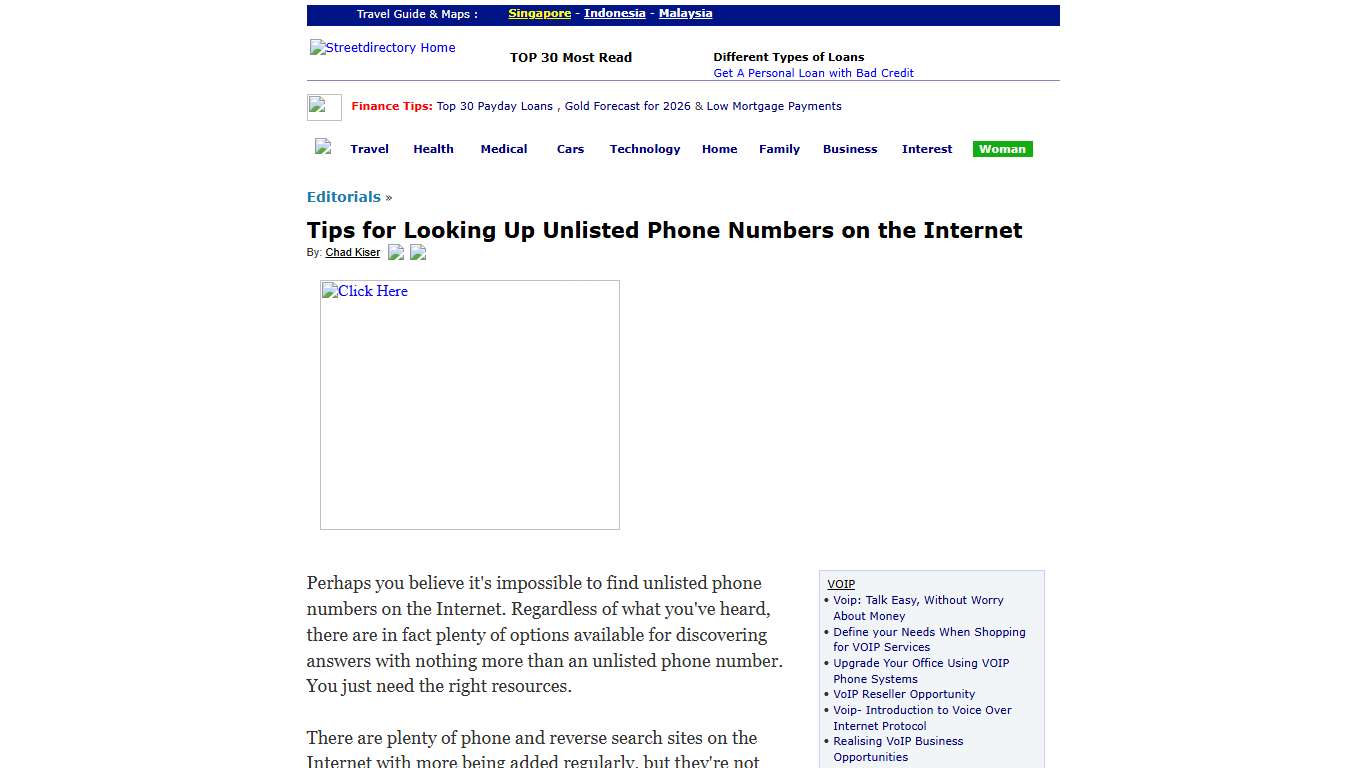 Tips for Looking Up Unlisted Phone Numbers on the Internet